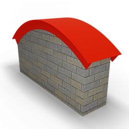 Парапет радиусный 0,7 мм (RAL 2005) полиэстер