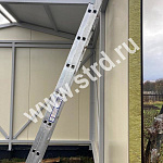 Стеновая трёхслойная сэндвич-панель гладкая 60мм 1000мм с видимым креплением минеральная вата Полиэстер ТермоСпецПанель