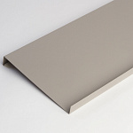 Отлив 0,5 мм RAL 7037 оконный оцинкованный c порошковым покрытием