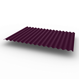 Профнастил С15 (RAL 4007) Полиэстер 0,45х1180мм