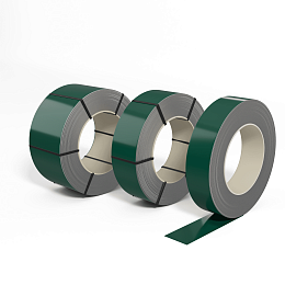 Лента оцинкованная (Штрипс) 0,8 мм (RAL 6036) с полимерным покрытием