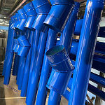 Труба водосточная оцинкованная порошок ф220х1250мм RAL 5005