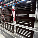 Вентиляционная решетка 700х700 наружная оцинк. порошок 0.7мм RAL 8017