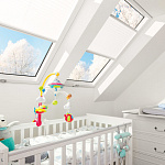 Окно мансардное дерево, лак ручка снизу Fakro FTT U8 Thermo с окл. EHV-AT+XDK Lux 78*118см