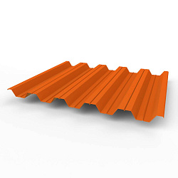 Профнастил НС35 0,45 RAL 2004 оцинкованный, с полимерным покрытием (полиэстер)