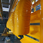 Колено водосточное оцинкованное порошок ф220мм RAL 2001