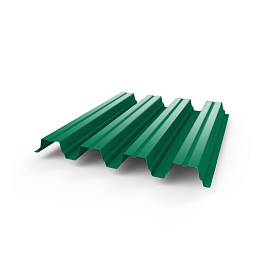 Профнастил Н75 - 0,65 (RAL 6024) с полимерным покрытием (полиэстер)