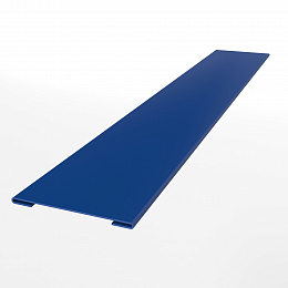 Планка стыковочная для металлосайдинга экобрус оцинкованная с порошковым покрытием 0,45мм ширина менее 625 мм RAL 5005