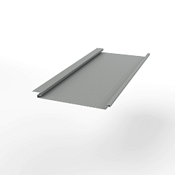 Металлосайдинг Вертикаль gofr оцинкованный с полимерным покрытием 0,45x200мм  RAL 9006