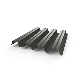 Профнастил Н75 - 0,6 (RAL 7010) с полимерным покрытием (полиэстер)