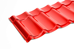 Металлочерепица Монтеррей классик оцинкованная с полимерным покрытием 0.4x1180мм  RAL 3003