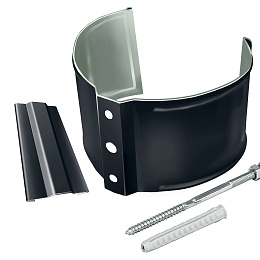 Крепление трубы под кирпич Grand Line Optima ф90мм RAL 7024