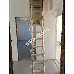 Лестница деревянная Fakro LWT Термоизол. складная 3-сегментная 120*60см 280см