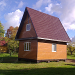 ЭкоБрус 0,345 Grand Line 0,45 Print Elite с пленкой Snow Wood TwinColor