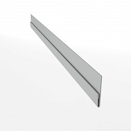 Планка стартовая для металлосайдинга блокхаус оцинкованная с порошковым покрытием 0,45мм ширина менее 625 мм RAL 9006