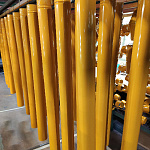 Труба водосточная оцинкованная порошок ф100х1250мм RAL 1006