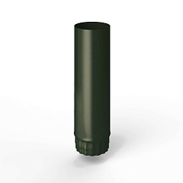 Труба водосточная оцинкованная порошок ф110х1250мм RAL 6007