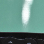 Лист оцинкованный 0,4х1250мм (RAL 6018) с полимерным покрытием (полиэстер)