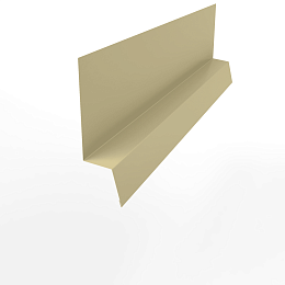 Планка начальная RAL 1014 оцинкованная с порошковым покрытием 0,45 мм (ширина более 625 мм)