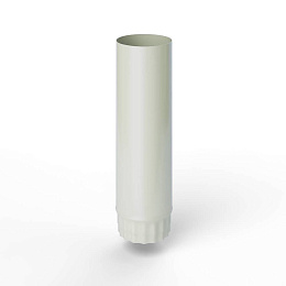 Труба водосточная оцинкованная порошок ф100х1250мм RAL 9002