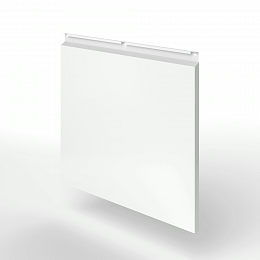 Фасадная металлокассета закрытого типа оцинкованная с порошковым покрытием 0,7x480х475мм RAL 9016 Транспортный белый