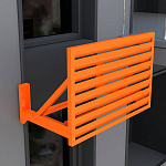 Корзина для кондиционера c широкими горизонтальными ламелями без боковых панелей Тип 4 все цвета RAL