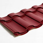 Металлочерепица Kredo оцинкованная с полимерным покрытием 0,45х1190мм RAL 3005