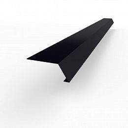 Карнизная планка RAL 5004 оцинкованная c порошковым покрытием 0,45мм