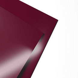 Лист оцинкованный 0,6х1250мм (RAL 4004) с полимерным покрытием (полиэстер)