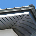 Софит металлический без перфорации оцинкованный с полимерным покрытием 0,45x357мм  RAL 6005