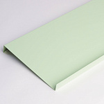 Отлив 0,55 мм RAL 6019 оконный оцинкованный c порошковым покрытием