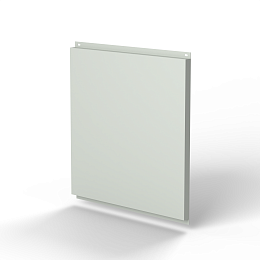 Фасадная металлокассета 1740x530 (RAL 9018) открытого типа, с порошковым покрытием 0,7 мм