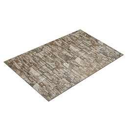 Лист оцинкованный с полимерным покрытием полиэстер Print Twincolor 0,45x1250мм Fine Stone Прекрасный камень