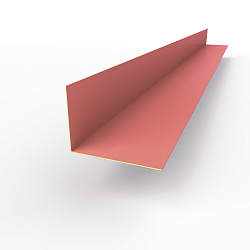 Планка угла внутренняя RAL 3014 оцинкованная c порошковым покрытием 0,45мм