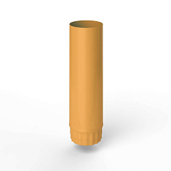 Труба водосточная оцинкованная порошок ф90х1250мм RAL 1034