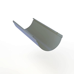 Желоб водосточный оцинкованный порошок ф180х2000мм RAL 7001