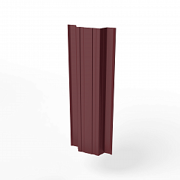 Штакетник прямоугольный оцинкованный с полимерным покрытием 0,45х118мм прямоугольный фигурный RAL 3005