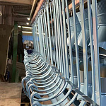 Крепление желоба водосточного c порошковым покрытием ф220x350мм RAL 5024