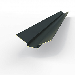 Ендова верхняя фигурная 0,45 мм (RAL 7016) оцинкованная c порошковым покрытием