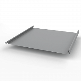 Кликфальц самозащелкивающийся оцинкованный с полимерным покрытием 0,5х542мм RAL 7004