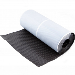 Лента для примыкания гофрированная алюминиевая 2500мм коричневый