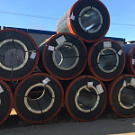 Рулон оцинкованный 0,6х1250мм (RAL 9023) с полимерным покрытием (полиэстер)