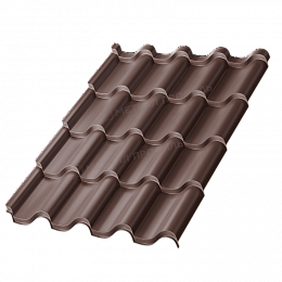 Металлочерепица МП Монтерроса-SL (PURMAN-20-RR32-0,5)