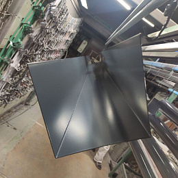 Парапет RAL 7024 полиэстер 0.45мм плоский