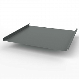 Фальц двойной стоячий оцинкованный с полимерным покрытием 0,7х625мм RAL 7005