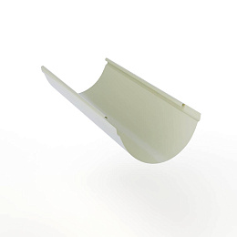 Желоб водосточный оцинкованный порошок ф150х2000мм RAL 9002