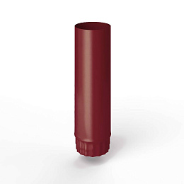 Труба водосточная оцинкованная порошок ф106х1250мм RAL 3004