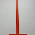 Костыль Т-образный кровельный неокрашенный 25х4мм размер 150x350мм