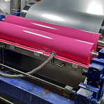 Рулон оцинкованный с полимерным покрытием полиэстер 0,5х1250мм RAL 3033 Перламутрово-розовый
