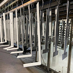 Костыль Г-образный кровельный неокрашенный 25х4мм размер 150x300мм